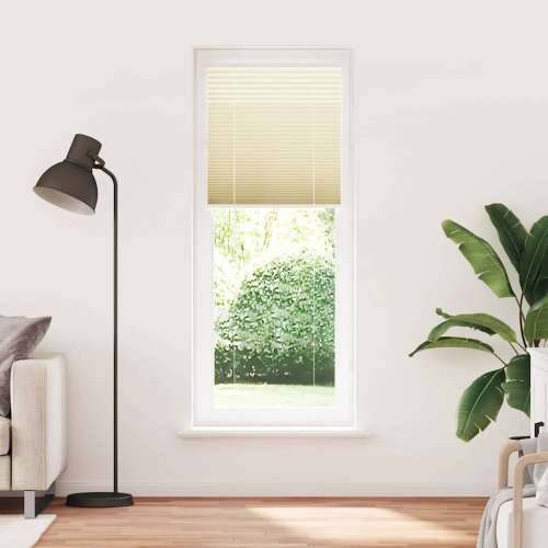 Plisirana roleta krem 80x200 cm širina tkanine 79,4 cm - Krema 80 x 200 cm Cijena
