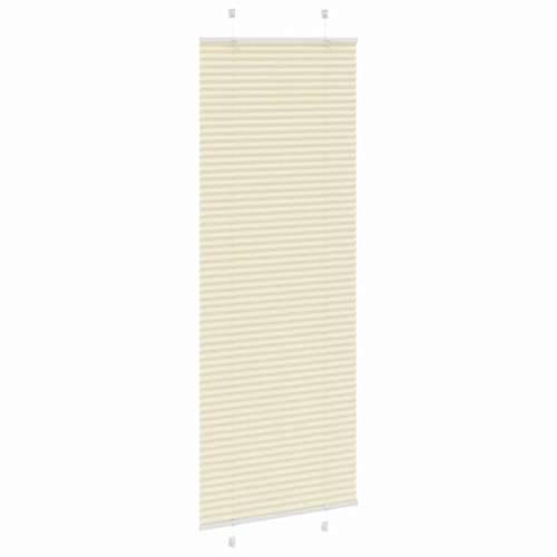 Plisirana roleta krem 80x200 cm širina tkanine 79,4 cm - Krema 80 x 200 cm Cijena