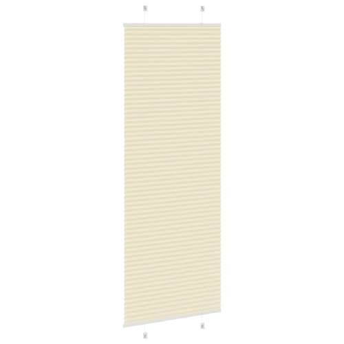 Plisirana roleta krem 80x200 cm širina tkanine 79,4 cm - Krema 80 x 200 cm Cijena