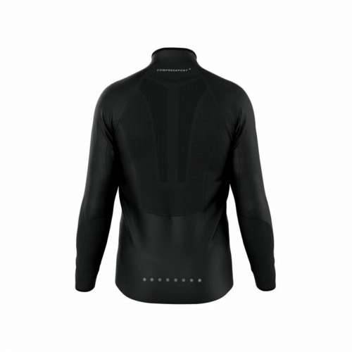 Muška Sportska Jakna Compressport Hurricane indproof Crna Cijena