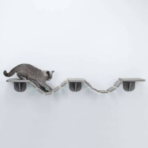 TRIXIE zidne ljestve za mačke 150 x 30 cm smeđe-sive Cijena