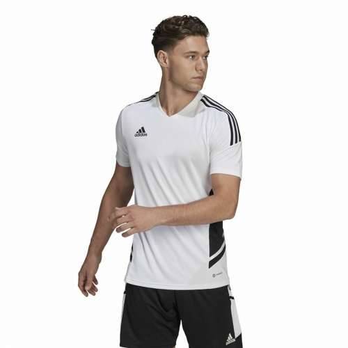 Muški Nogometni Dres Kratkih Rukava Adidas Con22 Bijela Cijena