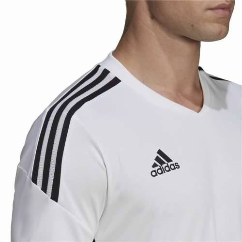 Muški Nogometni Dres Kratkih Rukava Adidas Con22 Bijela Cijena