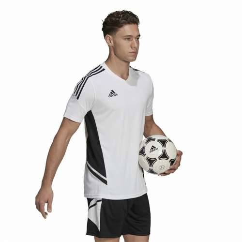 Muški Nogometni Dres Kratkih Rukava Adidas Con22 Bijela Cijena