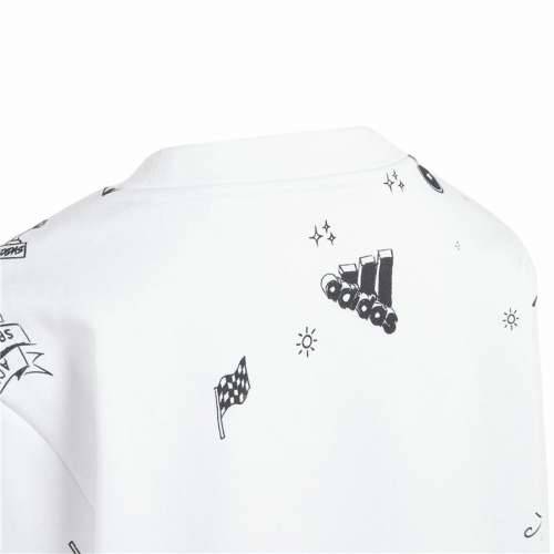 Gornji Dio Trenirke bez Kapuljače za Djevojčice Adidas Jg Bluv Q3Sweat Bijela Cijena