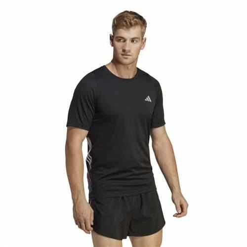 Muška Majica Kratkih Rukava Adidas Run Icons 3S T Crna Cijena