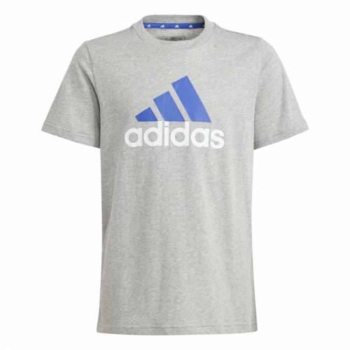 Dječja Majica Kratkih Rukava Adidas Essentials Big Logo Siva Cijena