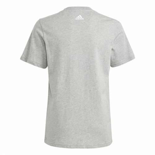 Dječja Majica Kratkih Rukava Adidas Essentials Big Logo Siva Cijena