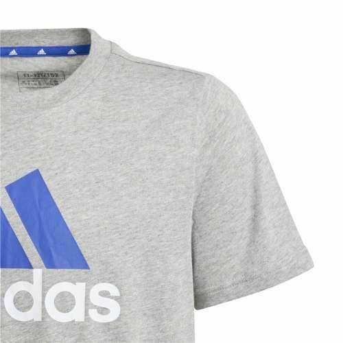Dječja Majica Kratkih Rukava Adidas Essentials Big Logo Siva Cijena