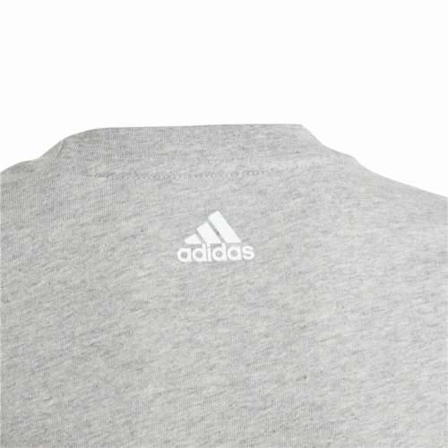 Dječja Majica Kratkih Rukava Adidas Essentials Big Logo Siva Cijena