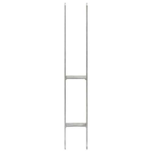 Sidra za ogradu 2 kom srebrna 8 x 6 x 60 cm pocinčani čelik - 8 x 6 x 60 cm 2 Cijena