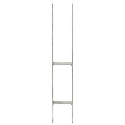 Sidra za ogradu 6 kom srebrna 9 x 6 x 60 cm pocinčani čelik - 9 x 6 x 60 cm 6 Cijena