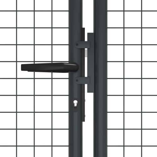 Dvorišna vrata - Mrežasta vrtna vrata od pocinčanog čelika 400 x 175 cm siva - 400 x 175 cm Cijena