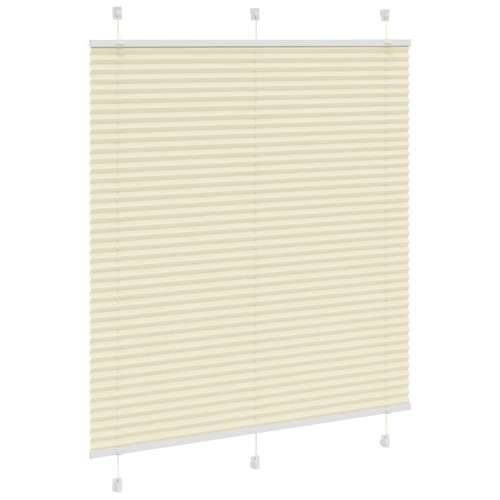 Plisirana roleta krem 115x100 cm širina tkanine 114,4 cm - Krema 115 x 100 cm Cijena