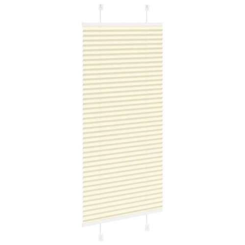 Plisirana roleta krem 65x150 cm širina tkanine 64,4 cm - Krema 65 x 150 cm Cijena