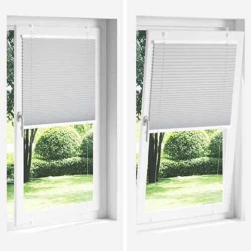 Plisirana roleta bijela 55x100 cm širina tkanine 54,4 cm - Bijela 55 x 100 cm Cijena