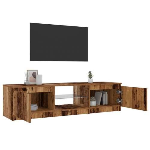 TV ormarić LED boja drva 140x40x35,5 cm konstruirano drvo - Staro drvo 140 x 40 x 36 cm 1 Cijena