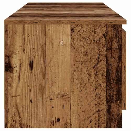 TV ormarić LED boja drva 140x40x35,5 cm konstruirano drvo - Staro drvo 140 x 40 x 36 cm 1 Cijena
