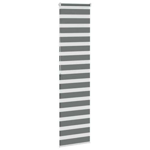 Zavjesa zebra 55x200 cm širina tkanine 50,9 cm poliester - Tamno siva 55 x 200 cm Cijena