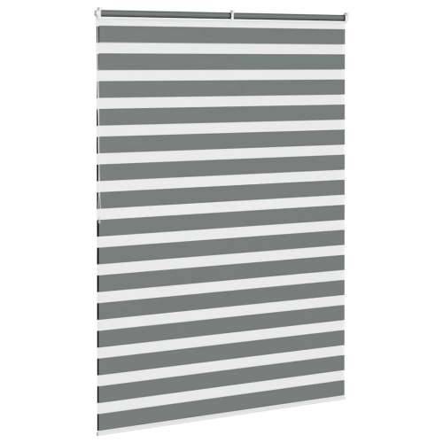 Zavjesa zebra 160x200 cm širina tkanine 155,9 cm poliester - Tamno siva 160 x 200 cm Cijena