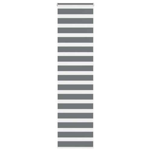 Zavjesa zebra 65x230 cm širina tkanine 60,9 cm poliester - Tamno siva 65 x 230 cm Cijena