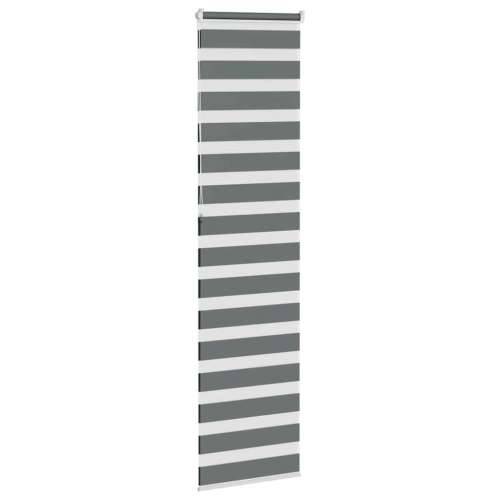 Zavjesa zebra 65x230 cm širina tkanine 60,9 cm poliester - Tamno siva 65 x 230 cm Cijena
