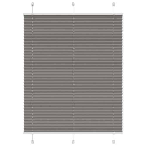 Plisirana roleta antracit 110x100 cm širina tkanine 109,4 cm - Antracit 110 x 100 cm Cijena