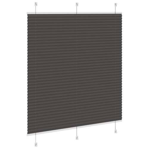 Plisirana roleta crna 120x100 cm širina tkanine 119,4 cm - Crna 120 x 100 cm Cijena