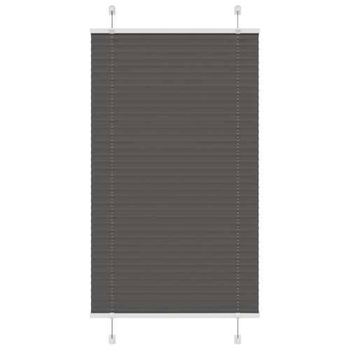 Plisirana roleta crna 80x150 cm širina tkanine 79,4 cm - Crna 80 x 150 cm Cijena