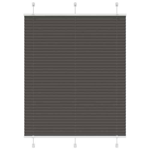 Plisirana roleta crna 110x150 cm širina tkanine 109,4 cm - Crna 110 x 150 cm Cijena