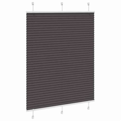 Plisirana roleta crna 110x150 cm širina tkanine 109,4 cm - Crna 110 x 150 cm Cijena
