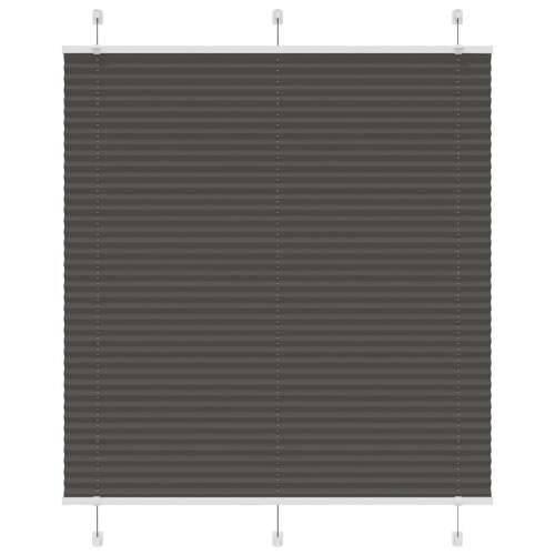 Plisirana roleta crna 120x150 cm širina tkanine 119,4 cm - Crna 120 x 150 cm Cijena