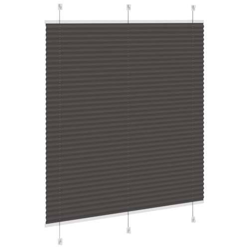 Plisirana roleta crna 120x150 cm širina tkanine 119,4 cm - Crna 120 x 150 cm Cijena