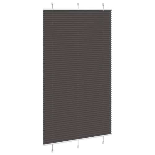 Plisirana roleta crna 120x200 cm širina tkanine 119,4 cm - Crna 120 x 200 cm Cijena