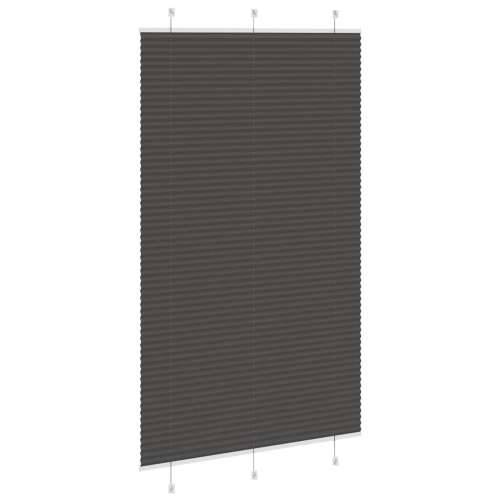 Plisirana roleta crna 120x200 cm širina tkanine 119,4 cm - Crna 120 x 200 cm Cijena