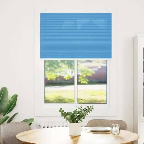 Plisirana roleta plava 95x150 cm širina tkanine 94,4 cm - Plava 95 x 150 cm Cijena