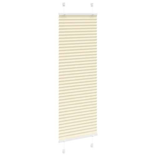 Plisirana roleta krem 50x100 cm širina tkanine 49,4 cm - Krema 50 x 100 cm Cijena