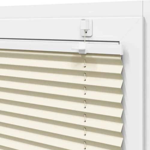 Plisirana roleta krem 50x100 cm širina tkanine 49,4 cm - Krema 50 x 100 cm Cijena