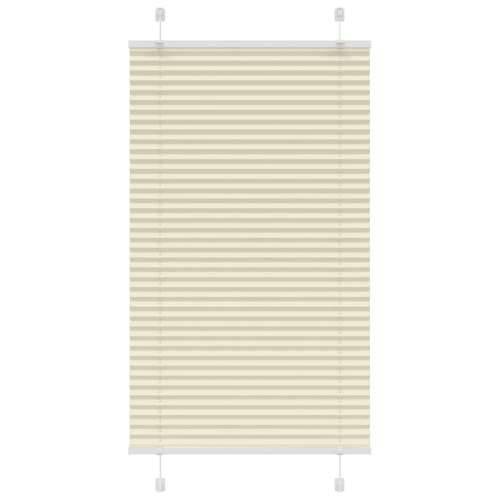 Plisirana roleta krem 75x100 cm širina tkanine 74,4 cm - Krema 75 x 100 cm Cijena