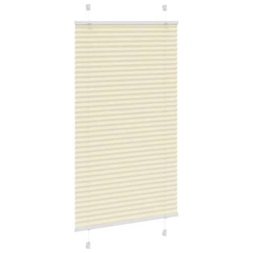 Plisirana roleta krem 75x100 cm širina tkanine 74,4 cm - Krema 75 x 100 cm Cijena