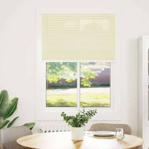 Plisirana roleta krem 85x100 cm širina tkanine 84,4 cm - Krema 85 x 100 cm Cijena