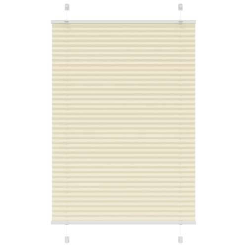 Plisirana roleta krem 85x100 cm širina tkanine 84,4 cm - Krema 85 x 100 cm Cijena