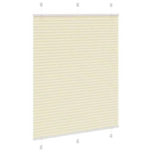 Plisirana roleta krem 105x150 cm širina tkanine 104,4 cm - Krema 105 x 150 cm Cijena