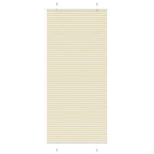 Plisirana roleta krem 85x200 cm širina tkanine 84,4 cm - Krema 85 x 200 cm Cijena