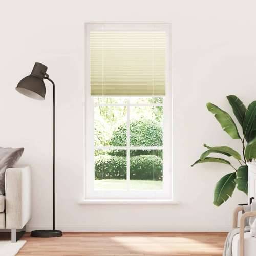 Plisirana roleta krem 85x200 cm širina tkanine 84,4 cm - Krema 85 x 200 cm Cijena