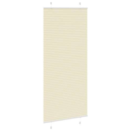 Plisirana roleta krem 85x200 cm širina tkanine 84,4 cm - Krema 85 x 200 cm Cijena