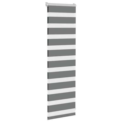 Zavjesa zebra 50x100 cm širina tkanine 45,9 cm poliester - Tamno siva 50 x 100 cm Cijena