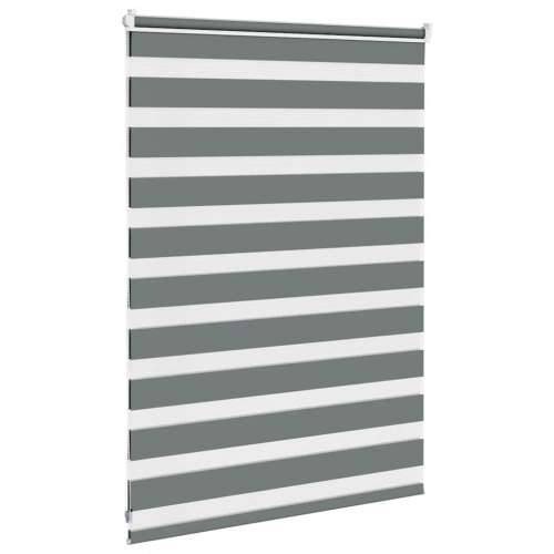 Zavjesa zebra 105x100 cm širina tkanine 100,9 cm poliester - Tamno siva 105 x 100 cm Cijena