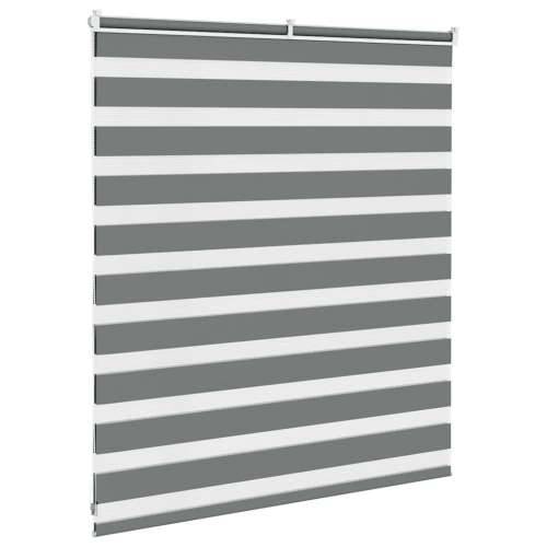 Zavjesa zebra 125x100 cm širina tkanine 120,9 cm poliester - Tamno siva 125 x 100 cm Cijena