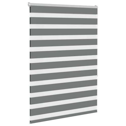 Zavjesa zebra 100x150 cm širina tkanine 95,9 cm poliester - Tamno siva 100 x 150 cm Cijena